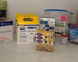 Molds, Plaster, Resins, Gold Foil Sheets