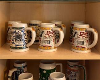 Budweiser / Busch Beer Steins