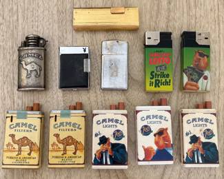 Vintage Zippo / Joe Camel Lighters