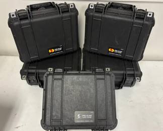 Set of Five Pelican 1400 Protector Cases