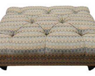 Versatile Colorway Tufted Oversized Ottoman
