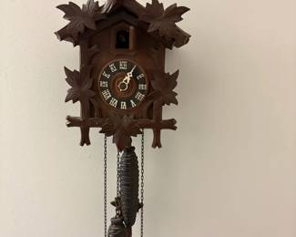 Antique Black Forest cuckoo clock