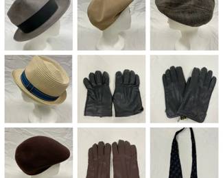 Mens Vintage Haberdashery Hats And Gloves