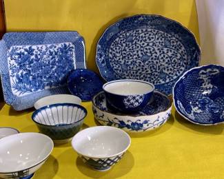 Takahashi Blue Dishes