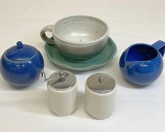 Petite Tablescape Dish Set George Thompson Salt And Pepper Shaker And More