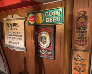 Bar signs