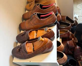 Leather shoes