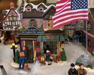 Lemax houses and figurines