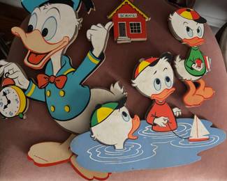 Vintage Disney cardboard figures
