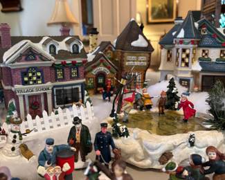 Lemax houses and figurines