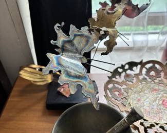 Metal contemporary art piece