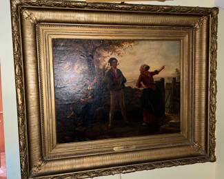 CARL WILHELM HÜBNER, Oil Painting