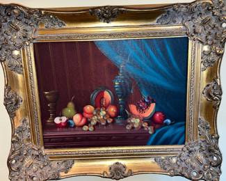 Still Life With Fruit, Oil Painting