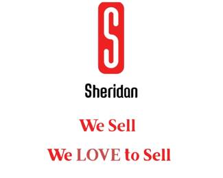 At Sheridan Sales we SELL we love to sell
