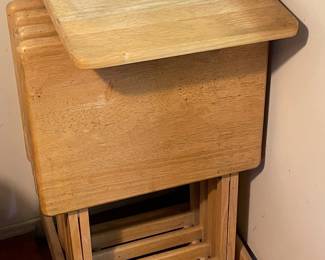 TV trays with holder