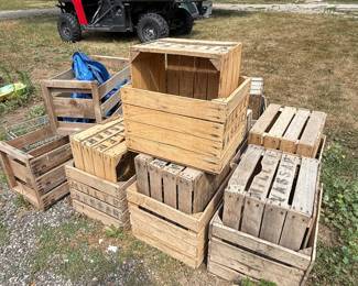 Wood crates