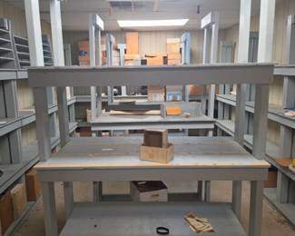 Wooden shelving