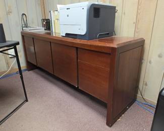 Solid mahogany credenza