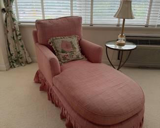 Upholstered Chaise Lounge Chair