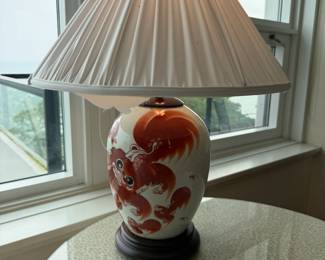 Asian Table Lamp - 24 inches tall