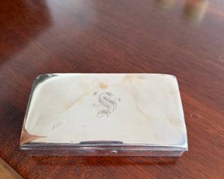 Silver Plate Trinket Box