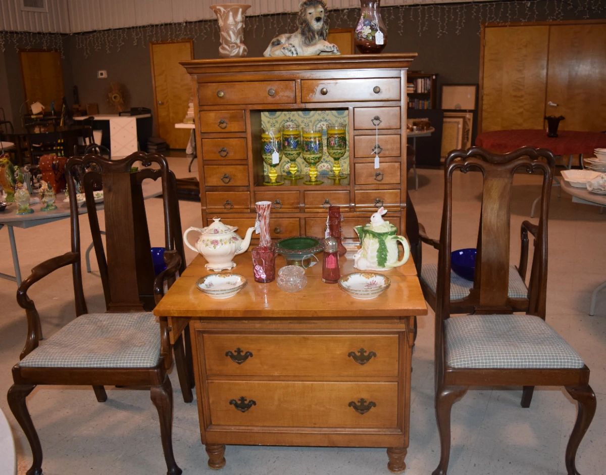 Vintage Apothacary Cabinet