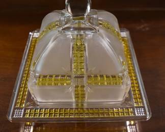 Antique Covered Butter Dish
