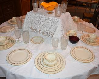 Lenox Ivory and Gold Trimmed China