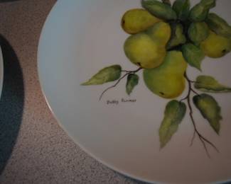 Signature on Plate
