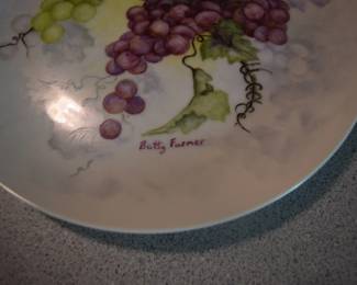 Signature on Plate