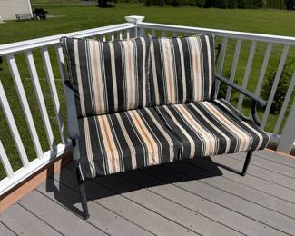 Outdoor loveseat