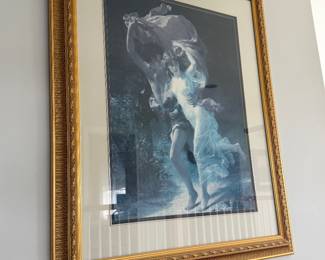 framed print of The Storm (La Tempête) by French academic artist Pierre-Auguste Cot