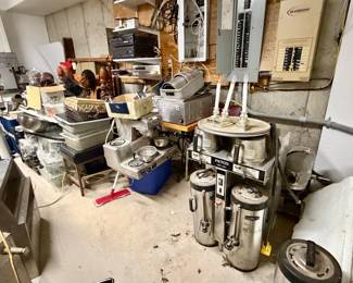 Large collection commercial kitchen equipment 