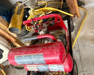 twin-tank portable electric air compressor