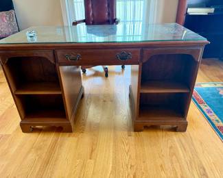 1970s Maple Library Desk