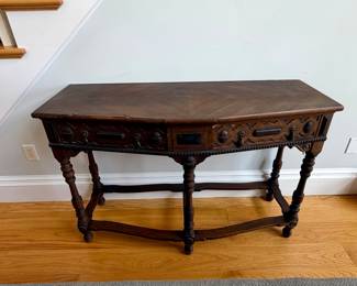Vintage English Console Table by Berkeley & Gay 