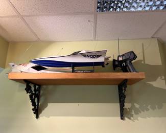 two NQD High Wind 757 Mosquito Craft radio-controlled (RC) speedboats