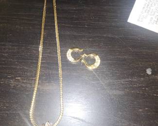 Joan rivers goldtone set