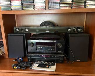 Klipsch speakers,  Denon