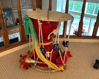 Drum dedicated and hand signed with protective case