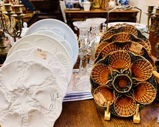 French oyster plates