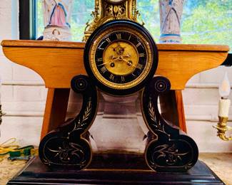 French marble clock