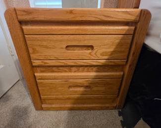 Oak nightstand