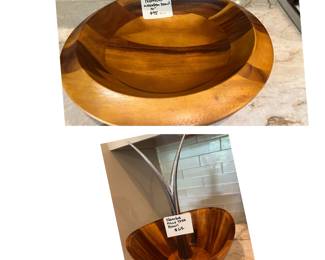 Both of these wooden bowls are from NAMBE’