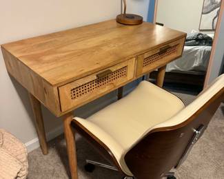 Desk and office chair