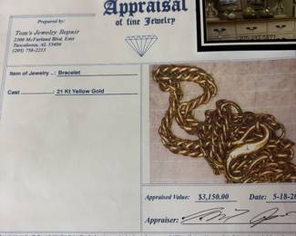 Appraised at $3150, available for $2100