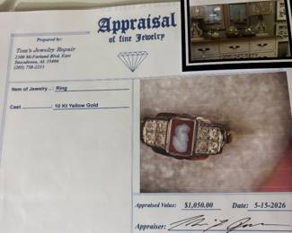 Appraised at $1050, available for $700
