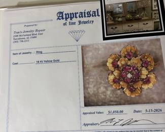 Appraised at $1050, available for $700