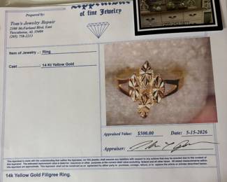 Appraised at $500, available for $325