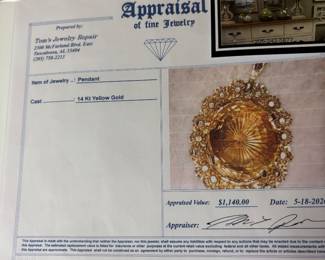 Appraised at $1140, available for $780
